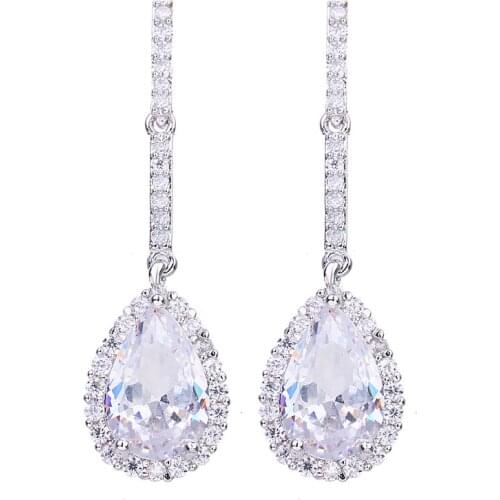 Bettyue Fashion Charm Hot Sale Wholesale AAA Cubic Zircon Jewelry Earrings For Woman Europe And America Style Wedding Gifts