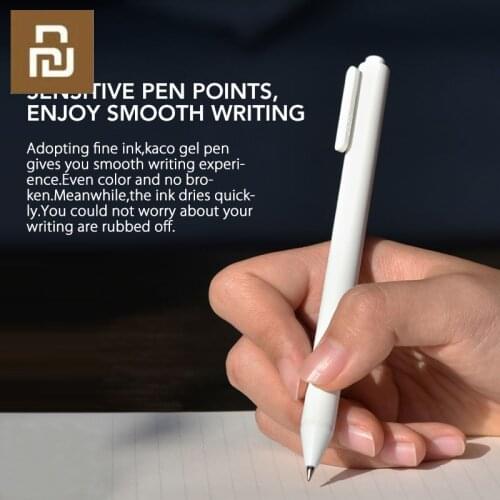 Original KACO 0.5mm Roller Mi Signing P E N Gal Ink Smooth Writing Durable Signing Black Refill 1 PCS Retail top qualtiy