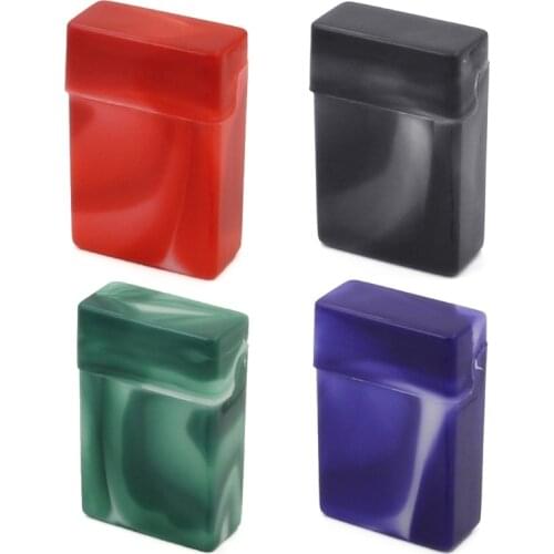 Portable Plastic Cigarette Case Dispenser Tobacco Storage Box Container Cigarettes Holder Case Box