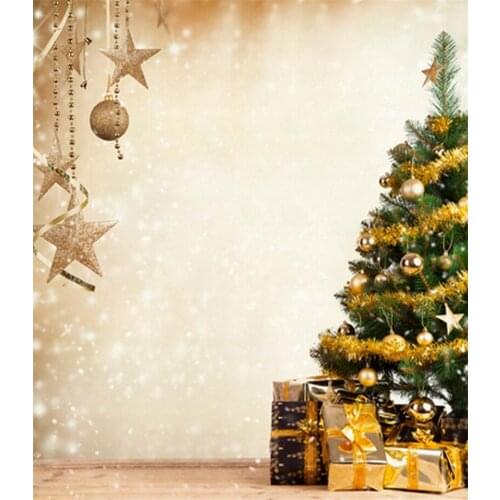 Christmas Tree Vinyl Backdrop for Photography 5x7 ft Custom Background Xmas for Family Photos Vinyl Studio Backdrops
