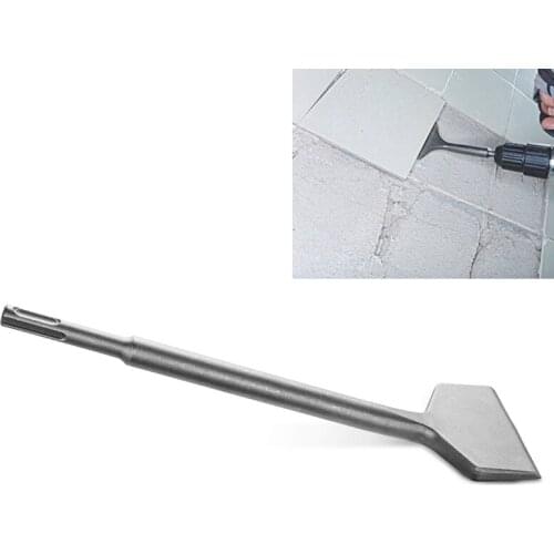 Sds Plus Shank 3-In Wide Electric Hammer Chisel Angled Heavy Duty Bent Tile Chisel