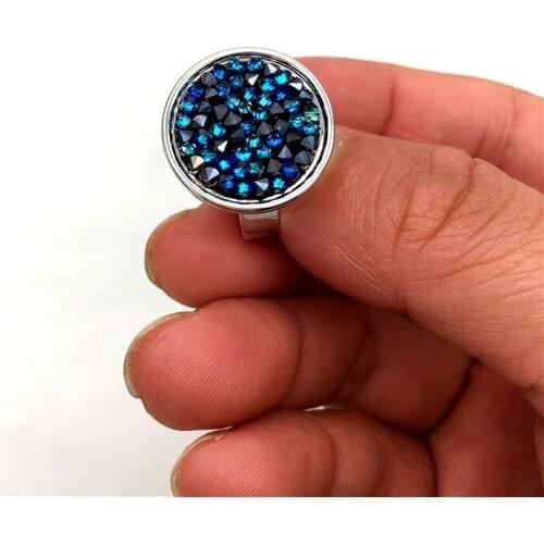 Ms Betti 2021 Unique Round Rings Austria Crystals New Design Girls Gift For Women Wedding Party Jewelry