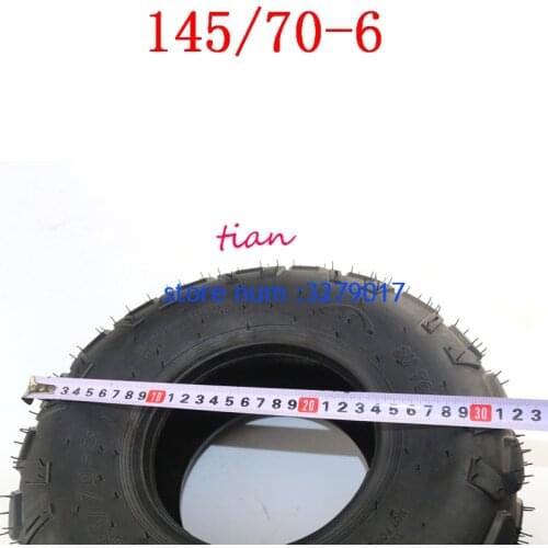 High quality 145/70-6 Front Rear Tire Tubeless Tire fit ATV Quad Go Kart Tyre small bull 6inch wheel tyre
