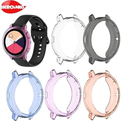 For samsung galaxy watch active 2 40mm Smart Watch Protective Cover case For Galaxy Watch Active 2 40mm TPU Screen Protection