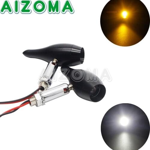 1 Pair 12V Motorcycle Turn Signal Indicator Lamp Light Moto Blinker Light For Harley Honda Kawasaki Chopper Bobber Suzuki