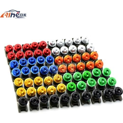 10 Pieces 6MM Motorcycle Fairing Body Screws For Kawasaki motorcycle H2R H2 Kawasaki Z300 ZX-10R ABS Z1000 ABS ER-6n ABS Z250