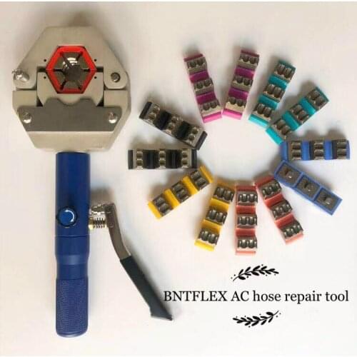 71500 manual A/C hose hydraulic crimper kit hydraulic hose crimping tool for Repairing air conditioning hose pipe