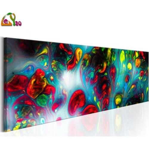5D Diy Diamond Painting New Arrivals Abstract Peacock Feather Full Square Round Drill Art Picture Of Rhinestones Home Decor