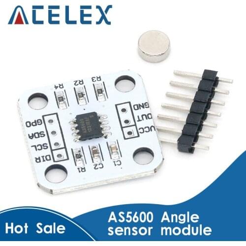 AS5600 magnetic encoder magnetic induction angle measurement sensor module 12bit high precision