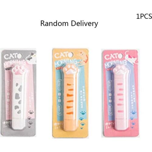 Cute Cat Paw Roller Glue Correction Tape Stationery Corrector Student Altered