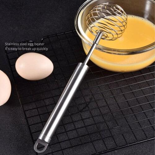 1PC Multi-role Manual Egg Beater Spring Coil Wire Whisk Hand Mixer Blender Egg Beater Stainless Steel Egg Stiring Kitchen Tool