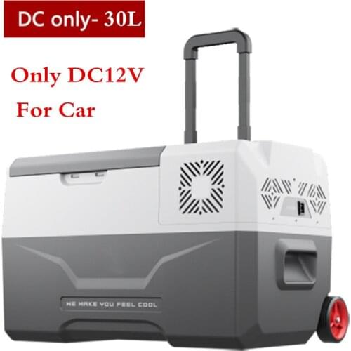 30L 12V/24V/220V Portable APP Conrtol Mini Car Refrigerator Freezer Camping Boating Caravan