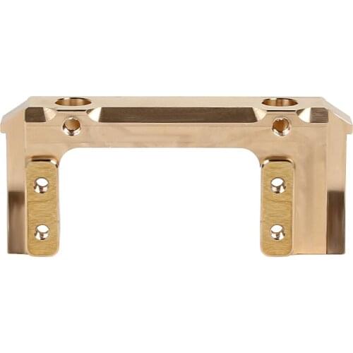 RC Car Brass Front Bumper Mount Servo Stand 1PCS for 1/10 RC Crawler Axial SCX10 II 90046 Upgard Part