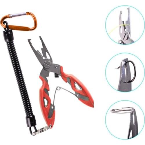 Fishing Plier Scissor Braid Line Lure Cutter Hook Remover Etc. Fishing Tackle Tool Cutting Fish Use Tongs Multifunction Scissors