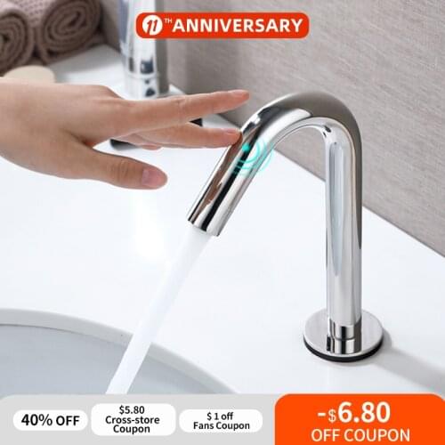 SOGANRE Touch Control Basin Faucets Stainless Steel Touch Sensor Sensitive Bathroom Faucet New Design Smart Touch Water Tap