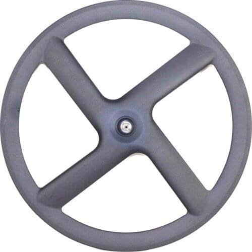 Carbon misplaced 4 spoke wheel four bike tubular/clincher tire cycling wheelset 3K bicycle Road V brake/disc brake QR/fixed gear