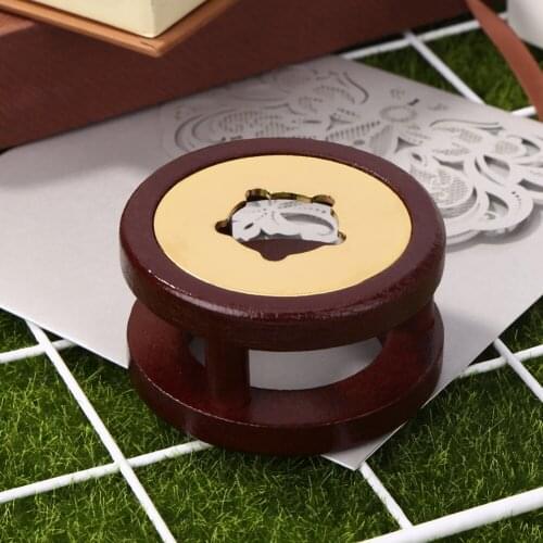 Vintage Round Wax Melting Glue Furnace Vintage Stamp Wax Seal Warmer Tool Metal Stove Pot Crafts Fire Paint Stamp Accessories