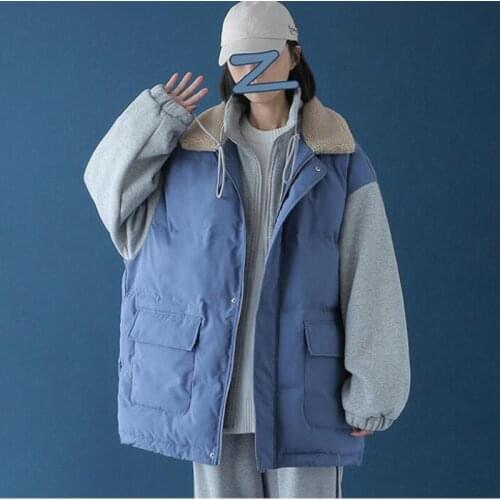 Nice Cotton Women New Plus Size 2XL Jacket Women Harajuku Loose Winter ins Windbreaker Warm Female