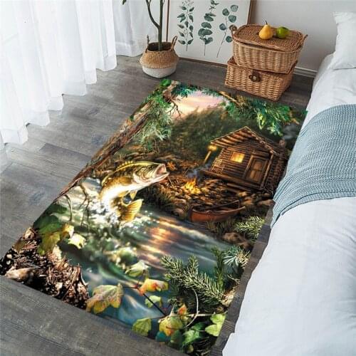 Fish 3D Carpet for Living Room Children Rug Kids Room Decoration Carpet Home Hallway Floor Bedroom Bedside Mats 002