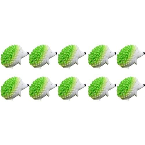 50% Hot Sale 10Pcs Hedgehog Figurine Innovative Realistic Resin Home Decoration Cute Hedgehog Accessories for Garden