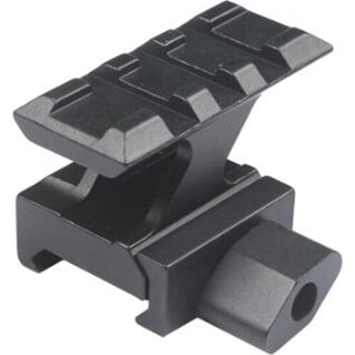 Quick Release Airsoft Rifle Scope Riser 21mm Rail Scope Mount Adapter Weaver Picatinny Rail Scope Mount Gun Accessories