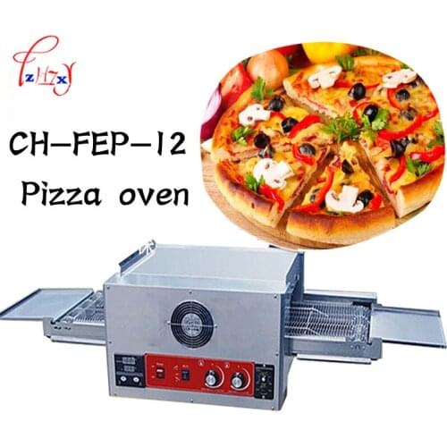 CH-FEP-12 Commercial Pizza Oven Electric Baking Oven Bake Large Dispenser cake bread Pizza Oven 12 "Chain 220V 6700W 1 pc