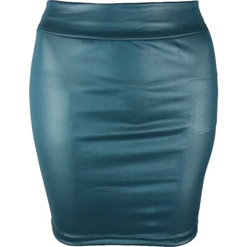 Spring Autumn Sexy Skirts Women Fashion Package Hip Mid Waist Club Bodycon Skirts Ladies Solid Color New Mini Skirt