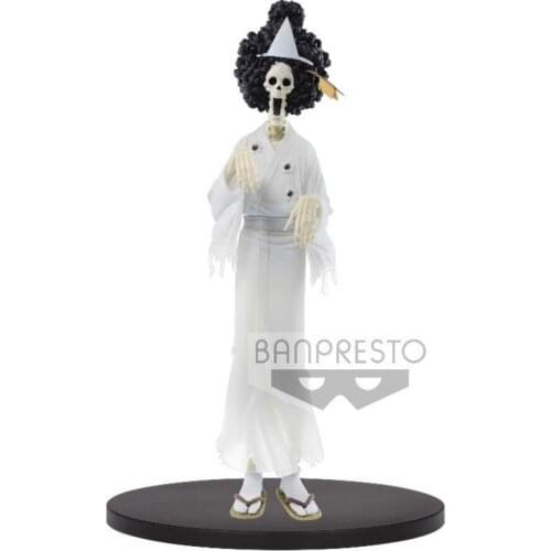 New Original Banpresto Figure One Piece Wano Country Grand Line Brook Figure PVC Model Doll Toys Figurals
