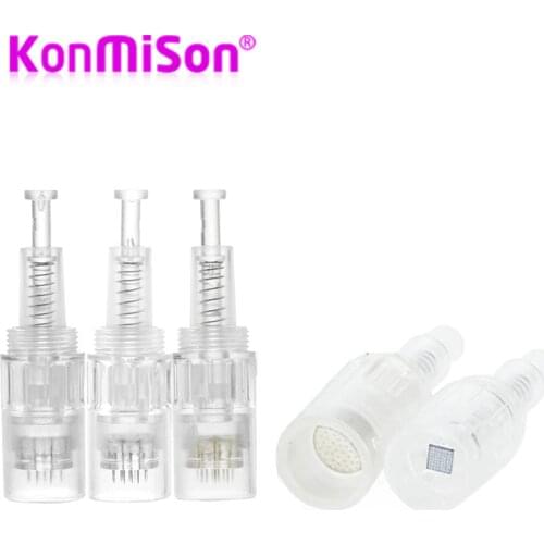 10pcs Dr.pen Derma Pen Needle Cartridge Needle Tips 9 pin/ 12 pin / 36 pin / Nano For electric Micro Rolling Derma Stamp Therapy