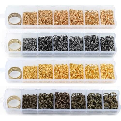Jewelry Accessories Multi-Size Jump Rings Spilt Rings Jewelry Connector For Handmade Bracelet Necklace Jewelry Making Findings