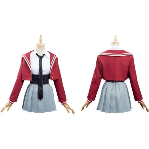 Anime Zombie Land Saga Cosplay Costumes Group Uniform Skirt Outfits Halloween Carnival Suit
