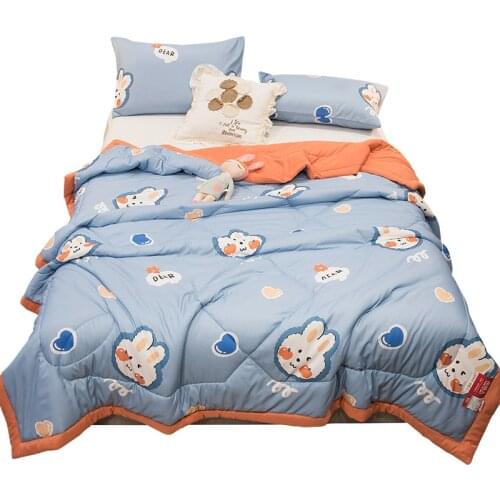 Airable Cover Summer Quilt Washed Cotton Summer Quilt Double Summer Thin Quilt Duvet Insert Single Student Dormitory Quilt