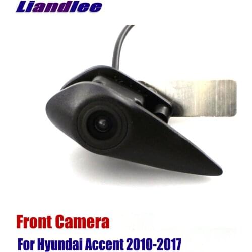 Liandlee For Hyundai Accent 2010-2017 2015 AUTO CAM Car Front View Logo Embedded Camera ( Not Reverse Rear Parking Camera )