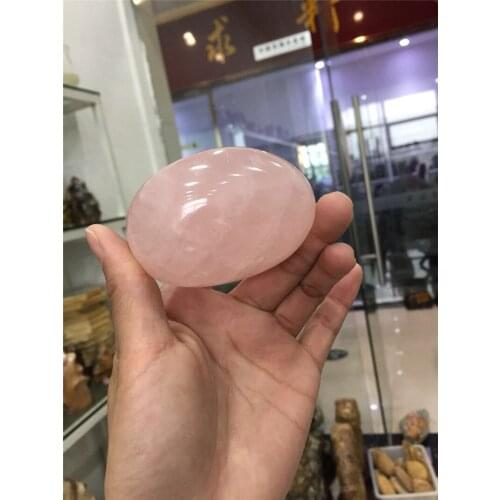 LOVE gemstone 100% natural rose quartz crystal reiki healing Madagascar rose quartz tumble gemstone wholesale as gift