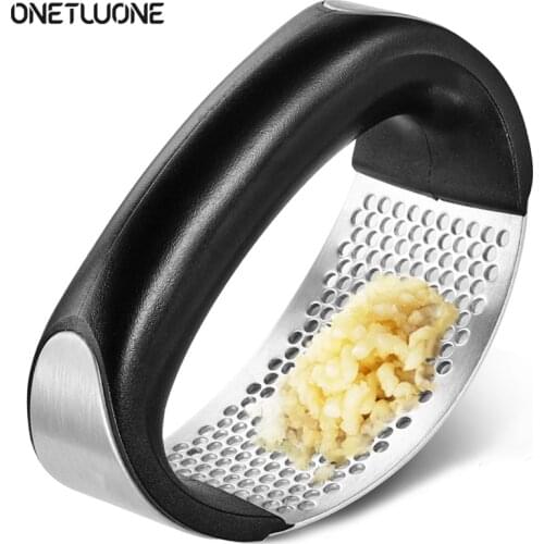 Multi-function Garlic Press Garlic Grinder Grater Stainless Steel Garlic Chopper Crusher Cooking Kitchen Accessories