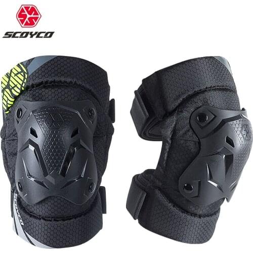 Scoyco Anti-Fall Motorcycle Knee Pads Protective Gear Equipment PP Shell Knee Protector MotorcycleOutdoor Sports Kneepads