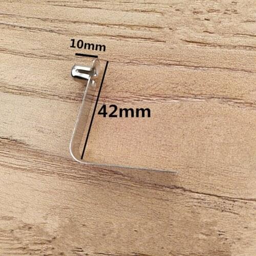 50PCS, Hot Selling V Shape Steel Button Snap Spring Clip, 42mm Length x 10mm Height