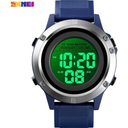 Creative Digital Wristwatches Sports Watch Mens Watches Super life Battery LED Display Clock Stopwatch Alarm Relogio Masculino