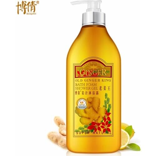 Ginger Juice Body Wash Shower Gel Oil Control Skin Whitening Moisturizing Cream Refreshing Relieve Itching Family Pack 1000ml
