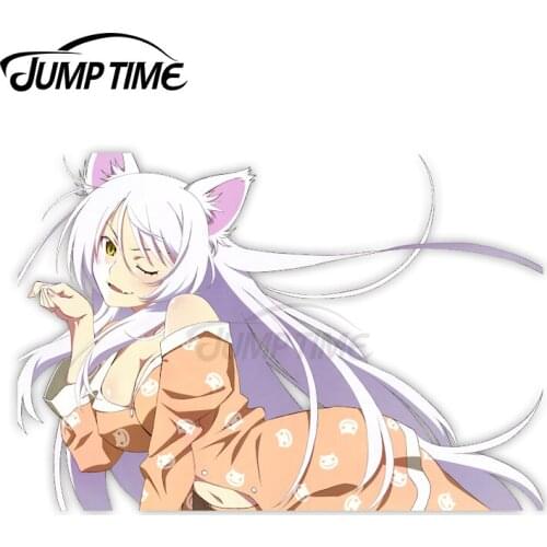 Jump Time Black Hanekawa 8.8 Anime Sexy Girl Vinyl Decal Waifu Car sticker