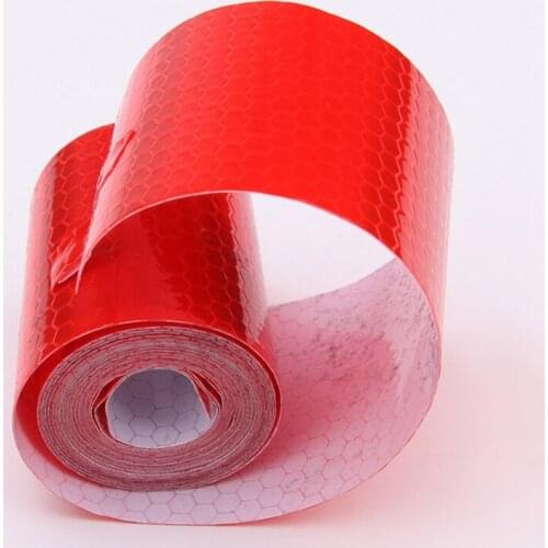 Waterproof Pure Color Reflect Light Safety Security Caution Reflective Tape Warning Tape Sticker Self Adhesive Tape 5x100cm