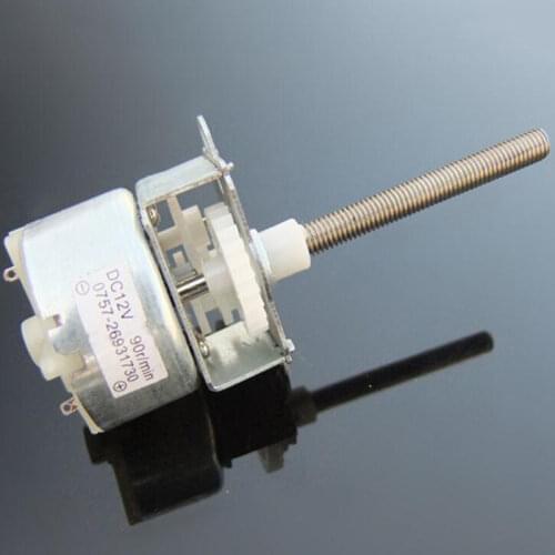 1pc hight quanlity metal Micro DC motor 12V mini DC gear motor with 42mm thread spindle for DIY agitator little noise
