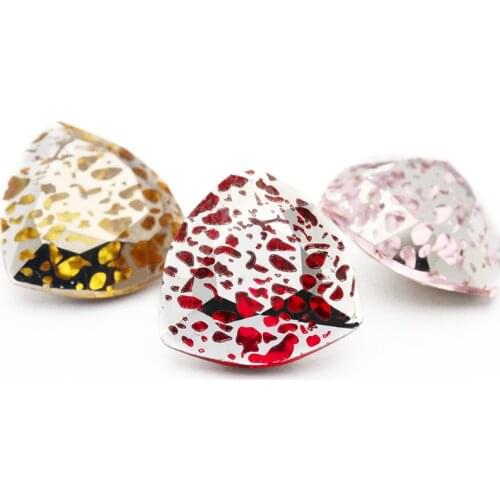 XIAOPU Trilliant Silver Patina Series Stylish K9 Loose Rhinestones Piontback Strass Crystal Glue on Clothing Crafts Jewelries