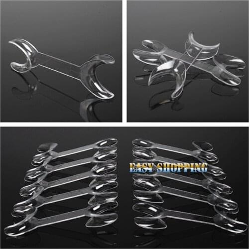 10pcs Large Dental Double-headed T-Shape Intraoral Cheek Lip Retractor Openers
