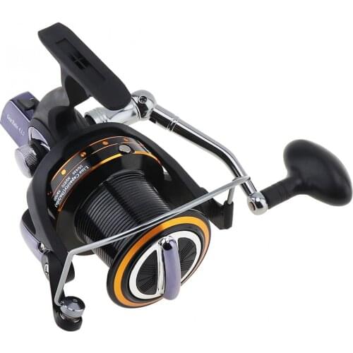 11000 Series 13+1 Ball Bearing 4.1:1 Fishing Reel Trolling Long Shot Casting Big Sea Spinning Wheel with Full Metal Rocker Arm