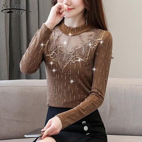 2021 Autumn New Long Sleeve Womens Shirts Thicken Bottoming Blouse Pullover Colorful Plus Size Women 5XL Top Female 10533