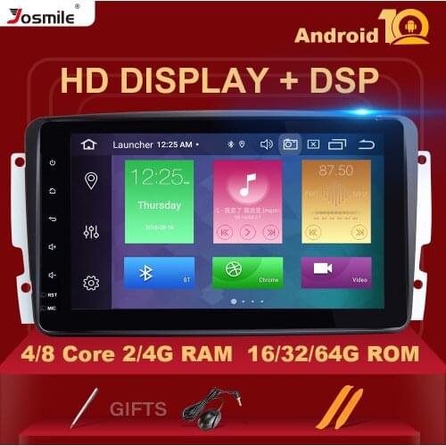 DSP 2 Din Android 10 Car Multimedia Player For W203 Mercedes Benz Vito W639 W168 Vaneo Clk W209 W210 M/MLAudio Navigation Radio