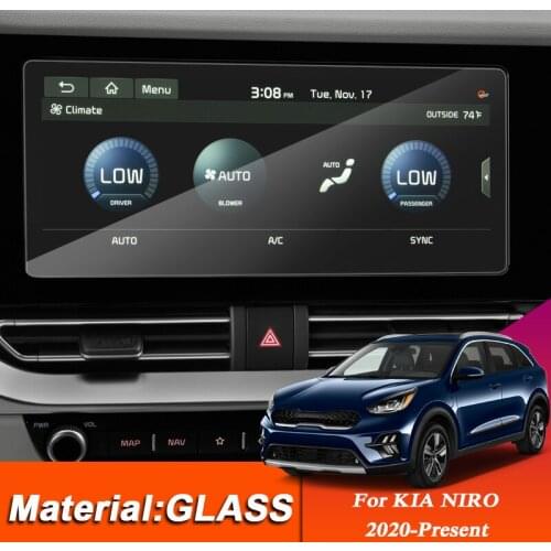 8Inch 10.3Inch Car Styling GPS Navigation Screen Glass Protect Film Sticker For KIA NIRO 2020-Present Internal Auto Accessory