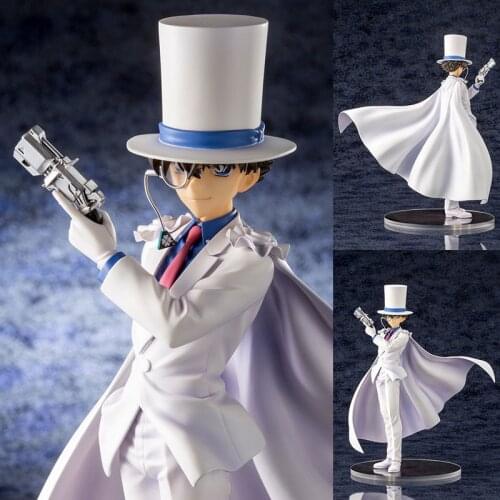 Detective Conan thief Kidd black feather fast fight white dress standing boxed hand-made childrens toys