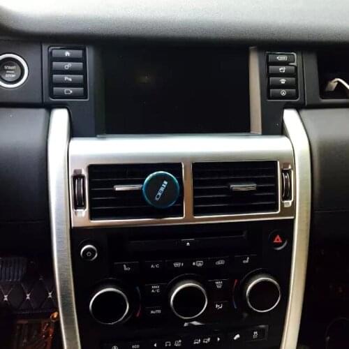 For Land Rover Discovery Sport 2015 5pcs Chrome Interior A/C Air Condition Vent Outlet Bezel Cover Trim Decoration Accessories